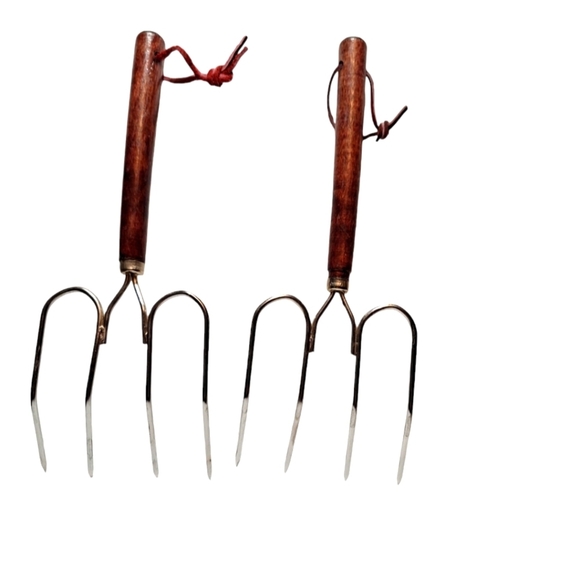 Vintage Meat Lifter Forks - Picture 2 of 3